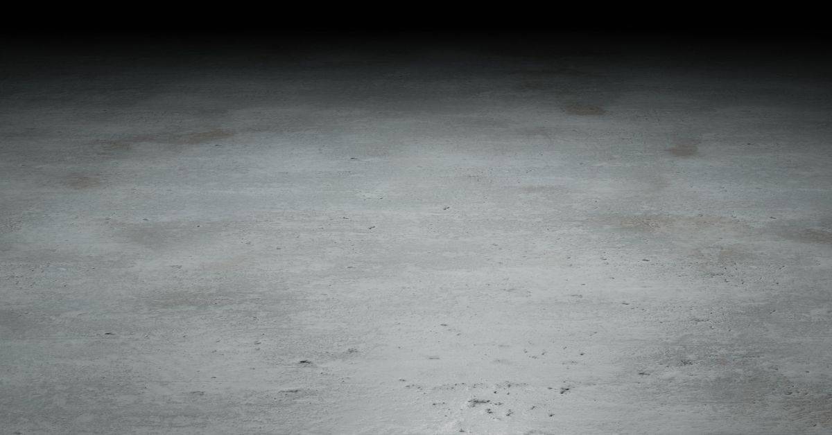 smooth gray concrete floor surface with slight texture